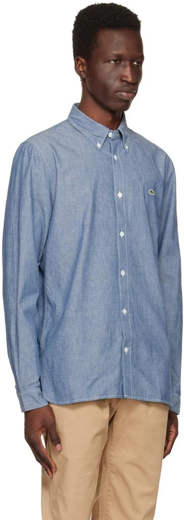 商品Lacoste|Blue Slim Shirt,价格¥533,第2张图片详细描述