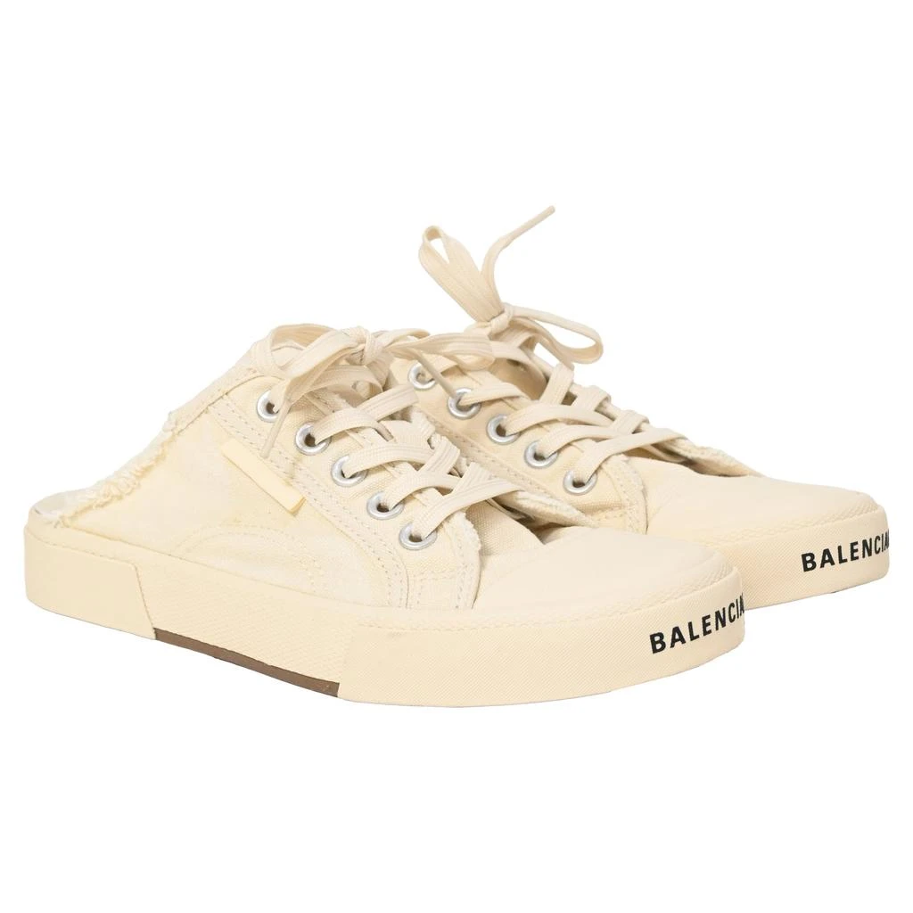 商品[二手商品] Balenciaga|Paris Sneaker Mules in Cream Canvas,价格¥2713,第4张图片详细描述