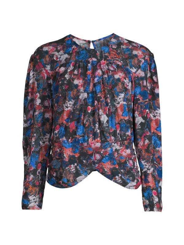 商品IRO|Printed Tulip-Hem Top,价格¥413,第3张图片详细描述