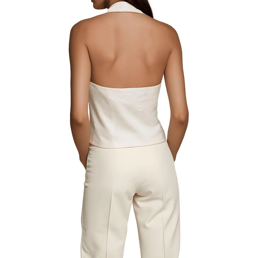 商品DKNY|Womens Button Linen Halter Top,价格¥428,第3张图片详细描述