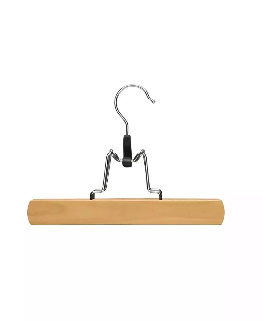 商品Honey Can Do|Wooden Maple Clamp Pants Hangers, Set of 16,价格¥195,第1张图片