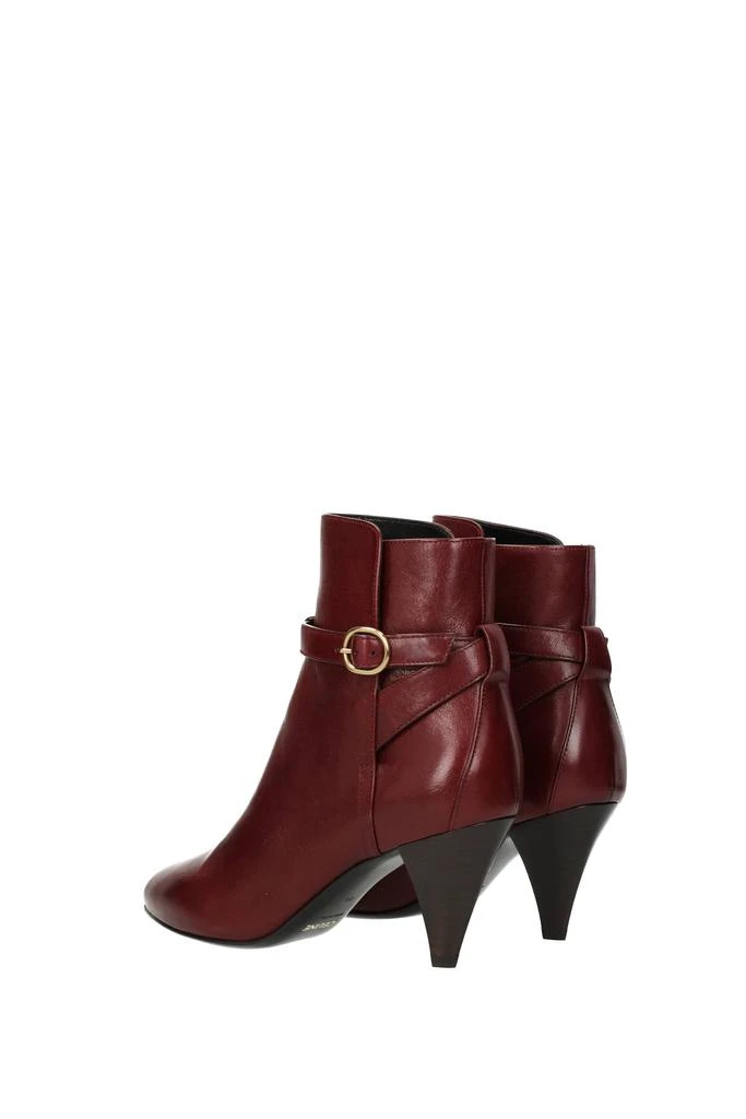 商品Celine|Ankle boots Leather Red,价格¥3085,第4张图片详细描述