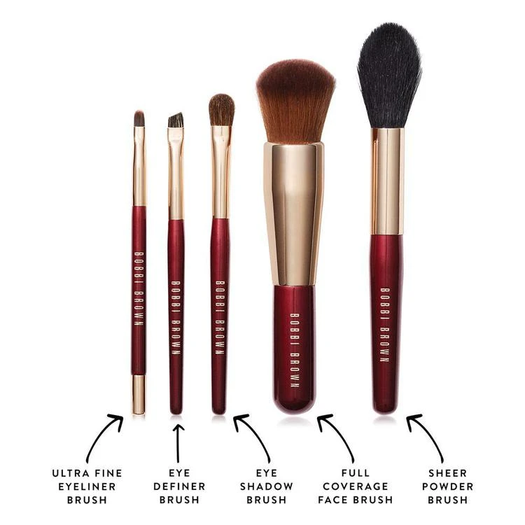 商品Bobbi Brown|旅行便携化妆刷6件套 - 2017圣诞限量,价格¥1029,第3张图片详细描述