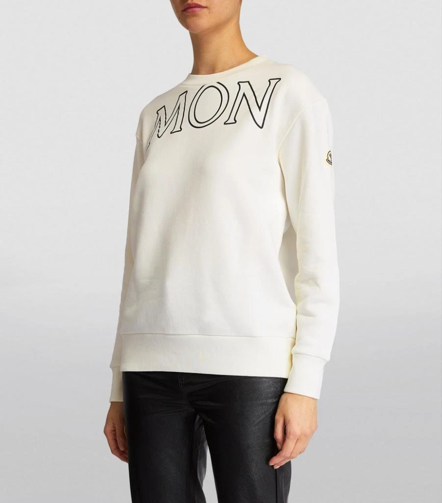 商品Moncler|Cotton Logo Sweatshirt,价格¥4739,第3张图片详细描述