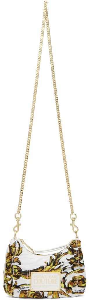 商品Versace|White Nylon Crunchy Baroque Plaque Bag,价格¥639,第4张图片详细描述