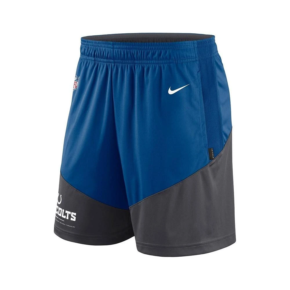 商品NIKE|Men's Royal, Anthracite Indianapolis Colts Primary Lockup Performance Shorts,价格¥456,第2张图片详细描述