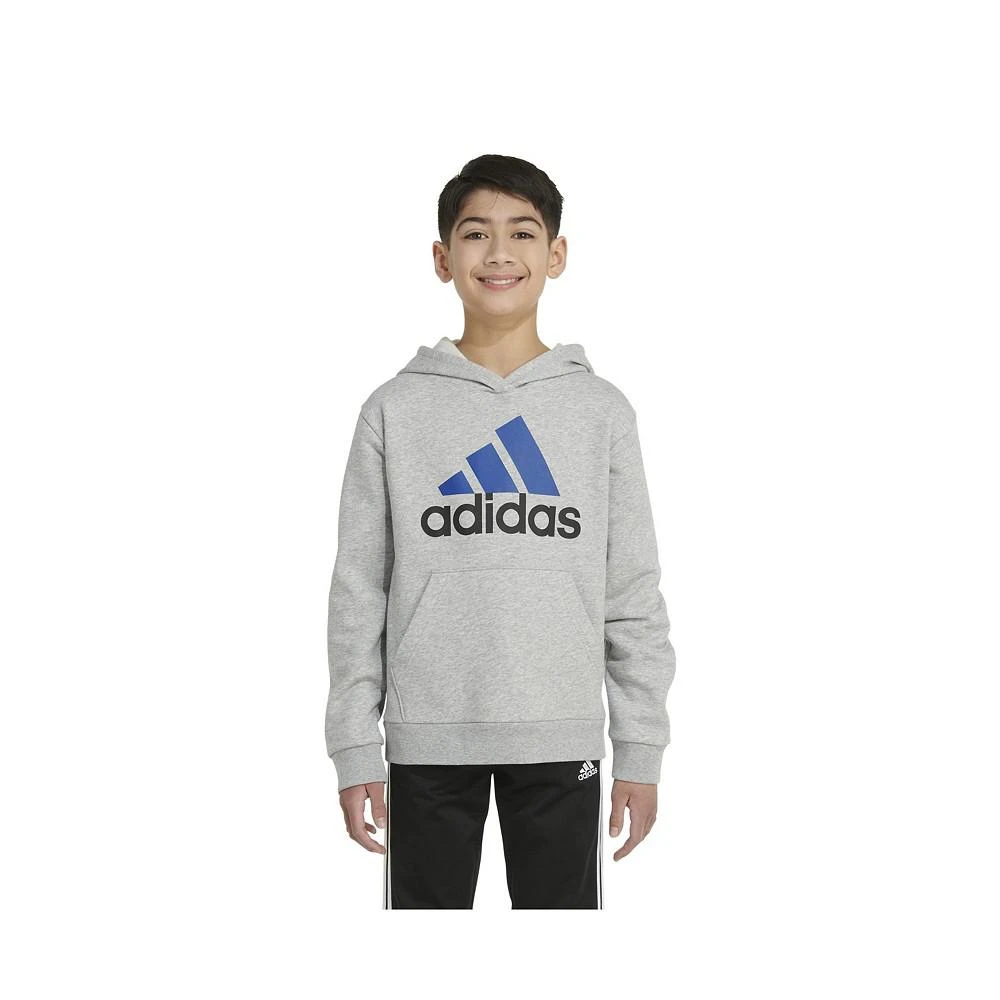 商品Adidas|Little Boys Long Sleeve Essential Heather Fleece Hoodie,价格¥258,第1张图片
