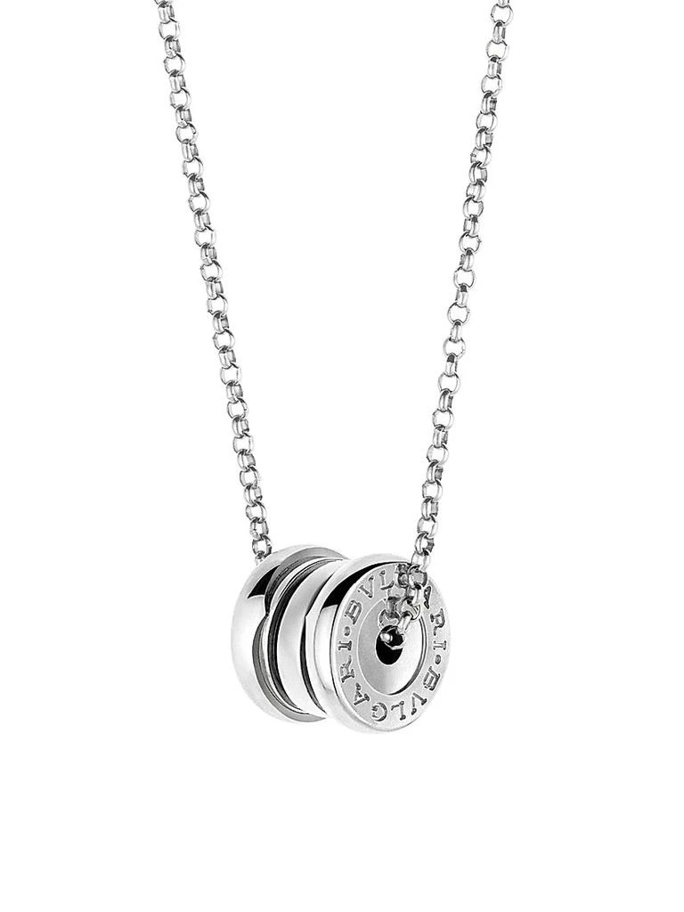商品BVLGARI|B.zero1 18K White Gold Spiral Pendant Necklace,价格¥17827,第1张图片