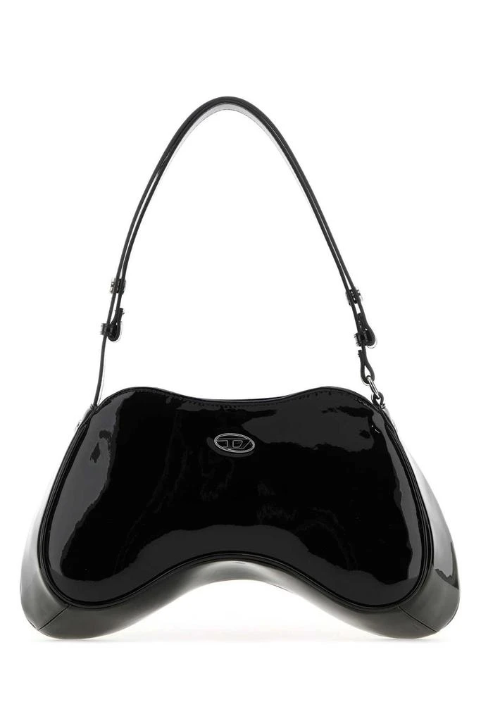 商品Diesel|Diesel Play Logo-Plaque Zipped Shoulder Bag,价格¥1880,第1张图片