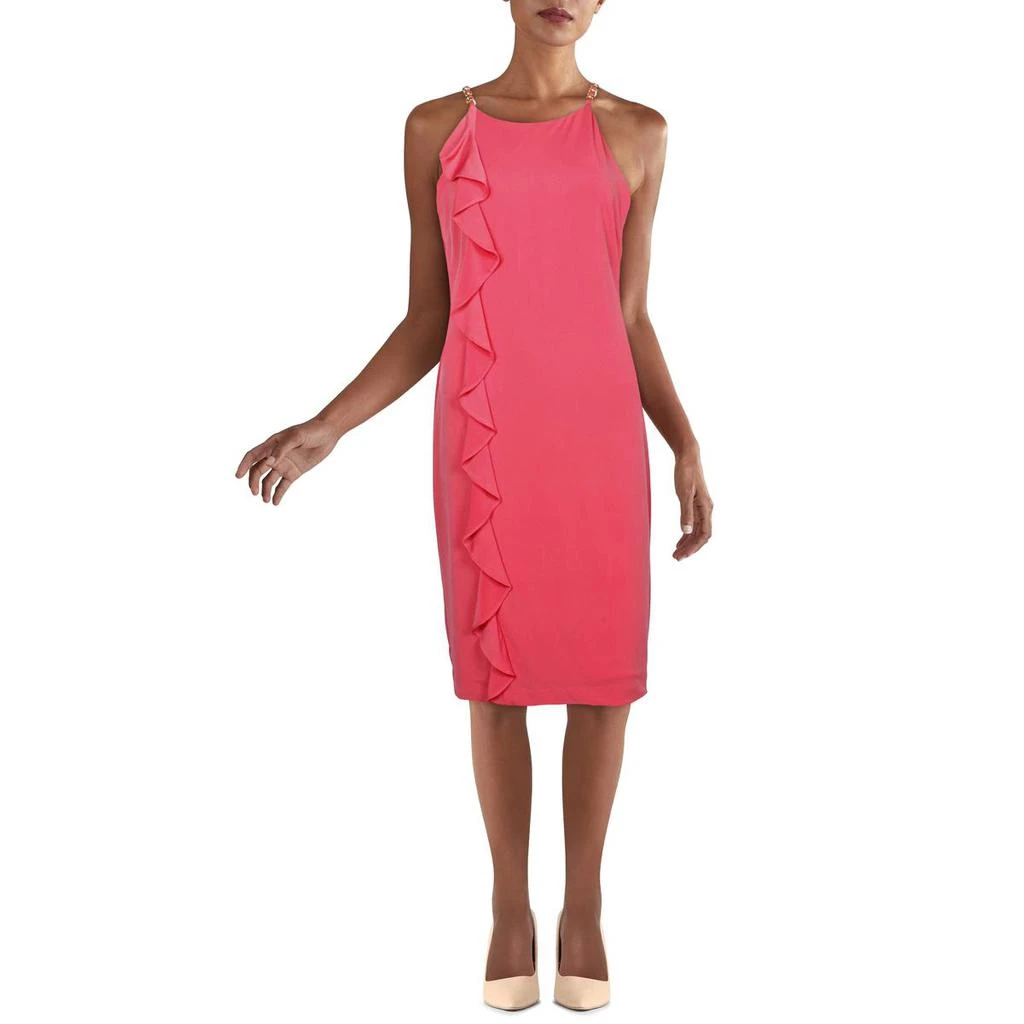 商品Kensie|Kensie Dresses Womens Chain Trim Knee-Length Sheath Dress,价格¥107,第1张图片
