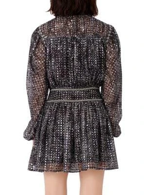 商品Maje|Rimix Sequin Mini Dress,价格¥740,第2张图片详细描述