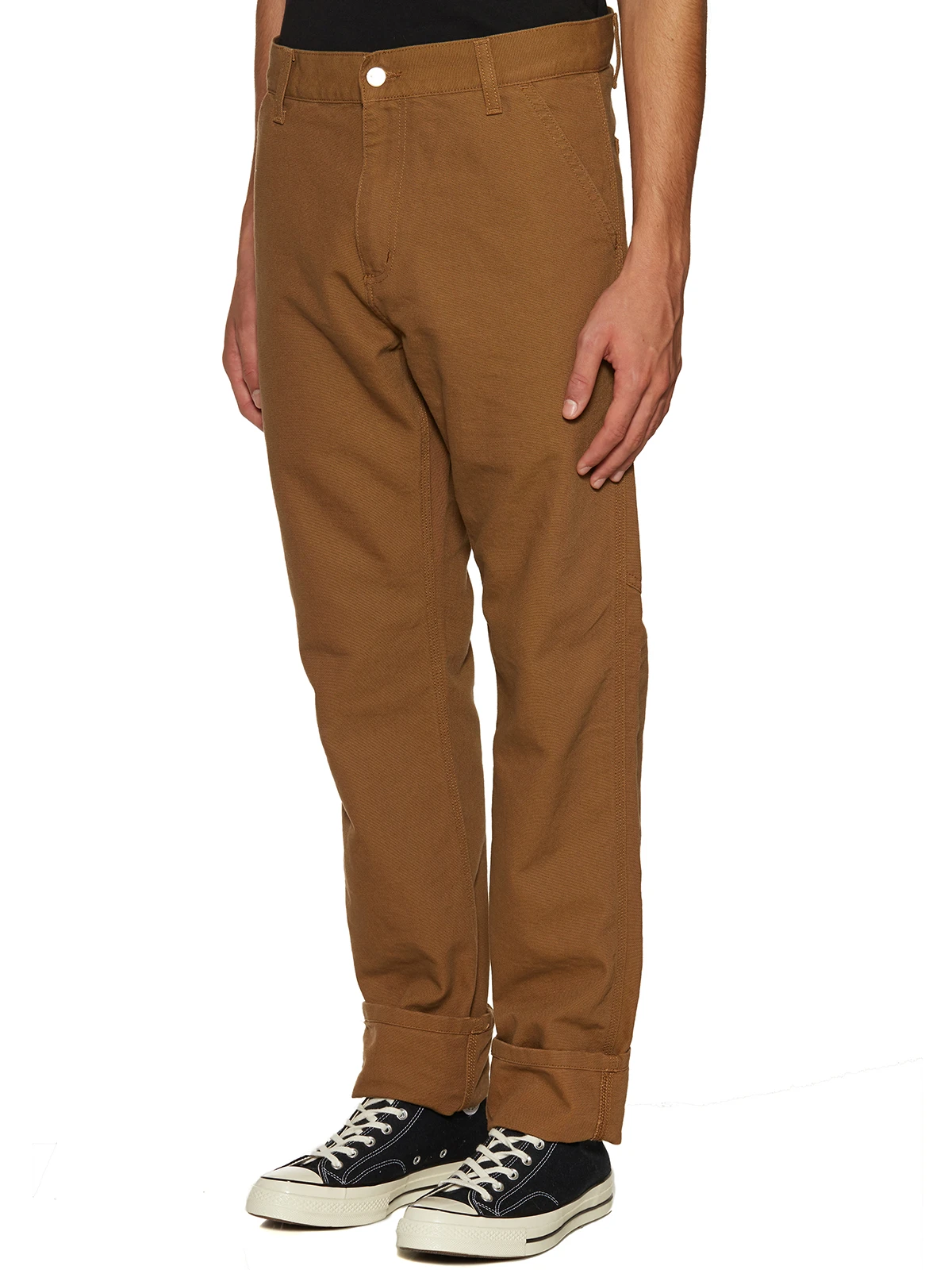 商品Carhartt|Carhartt 男士休闲裤 AI028624HZ0232MARRONE 棕色,价格¥475,第3张图片详细描述