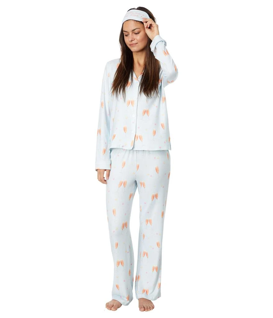 商品P.J. Salvage|You Had Me at Rosé PJ Set with Sleepmask,价格¥553,第1张图片