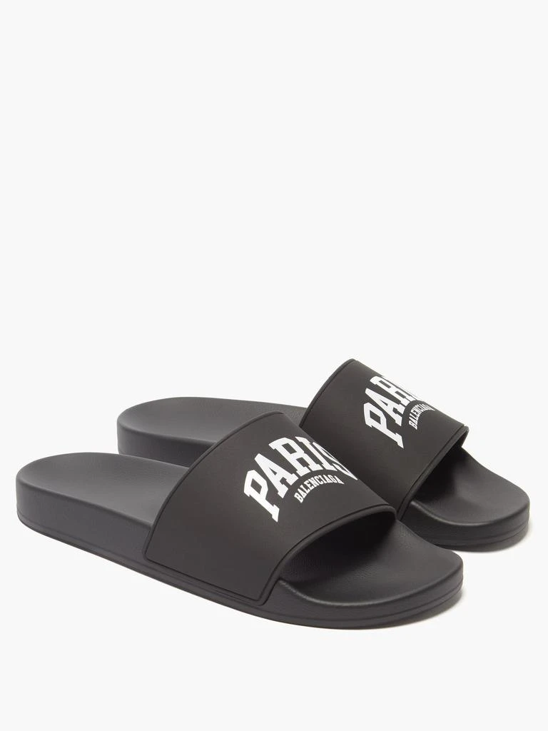 Logo-print rubber slides 商品