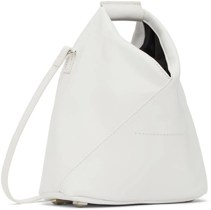 商品MAISON MARGIELA|White Faux-Leather Triangle Bag,价格¥1727,第3张图片详细描述