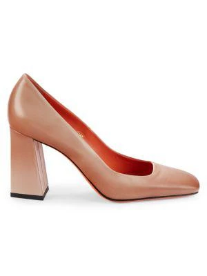 商品Santoni|Block Heel Pumps,价格¥6720,第1张图片