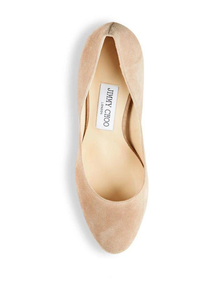 商品Jimmy Choo|Slip-On Leather Platform Pumps,价格¥2641,第4张图片详细描述