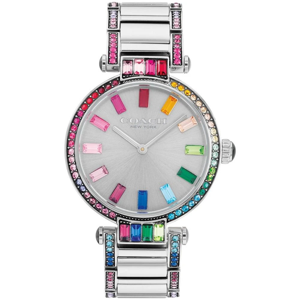 商品Coach|Women's Cary Stainless Steel Bracelet Watch 34mm,价格¥2981,第3张图片详细描述