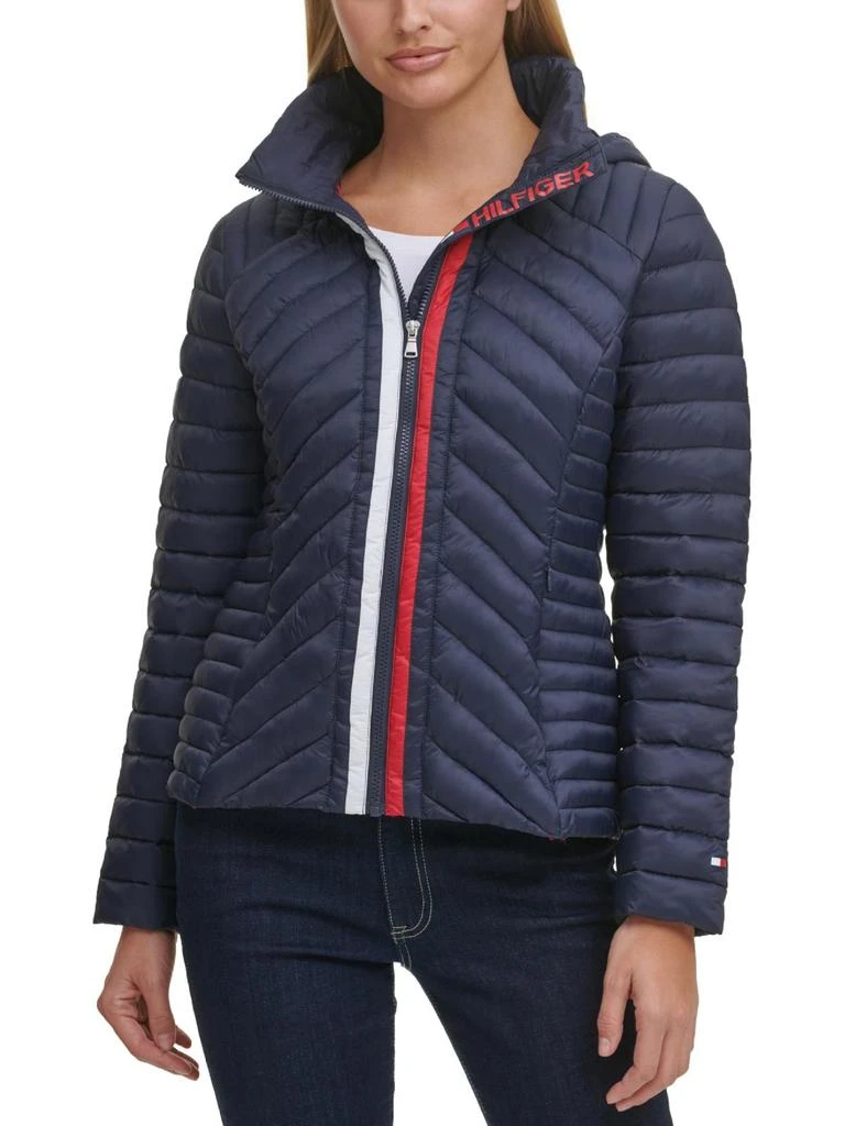 商品Tommy Hilfiger|Womens Quilted Short Puffer Jacket,价格¥530,第2张图片详细描述
