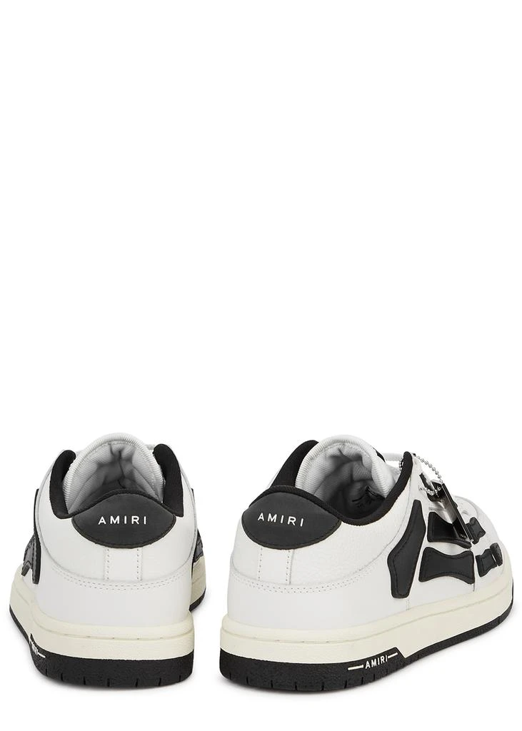 商品AMIRI|Skel monochrome leather sneakers,价格¥4793,第3张图片详细描述