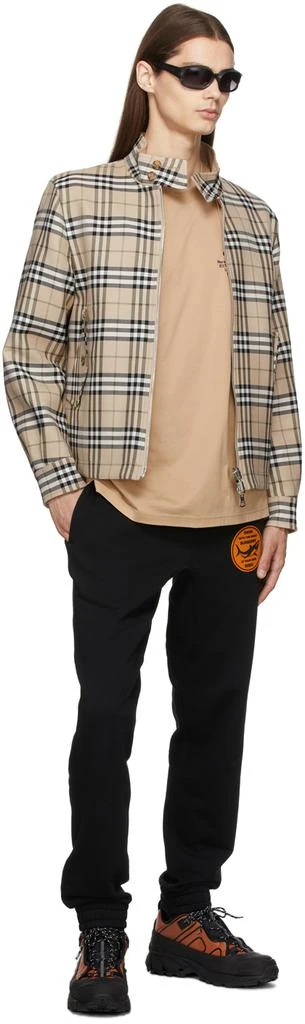 橙色 & 黑色 Arthur 皮革运动鞋 商品