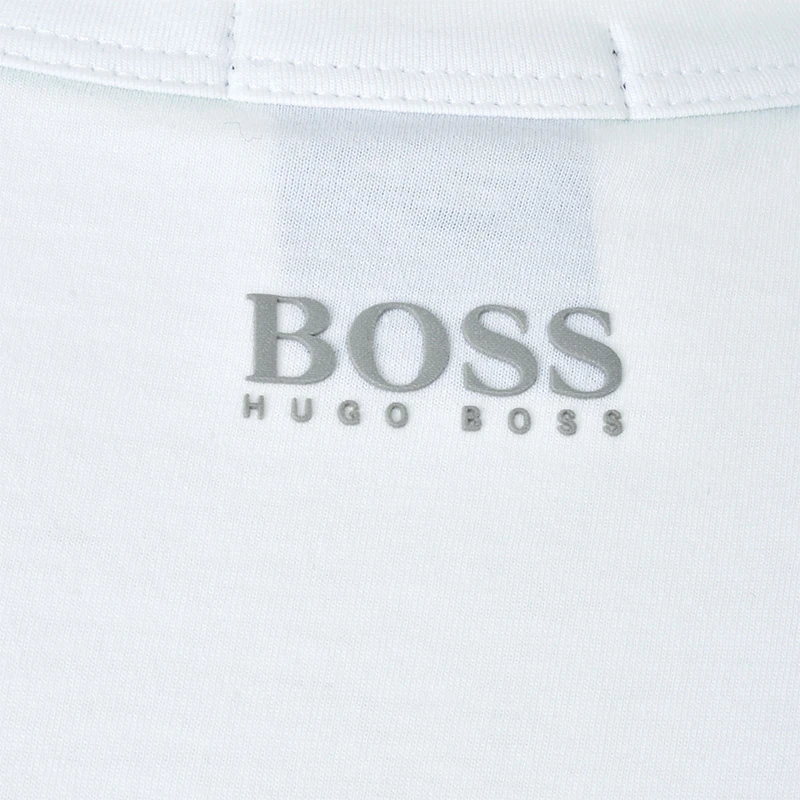 Hugo Boss 雨果博斯 男士白色纯色款棉质短袖T恤 TEE6-50383413-100 商品