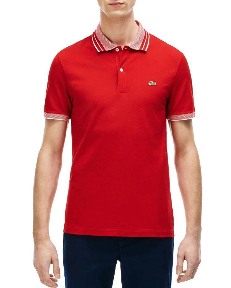 商品Lacoste|Stretch Cotton Slim Fit Polo Shirt,价格¥576,第1张图片