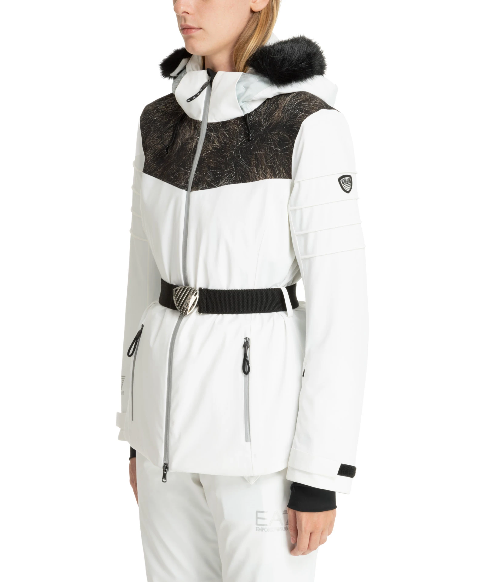 商品【商品预售7天】 Emporio Armani|Emporio Armani 女士滑雪服 6RTG02TNCJZ1100 白色,价格¥3992,第4张图片详细描述