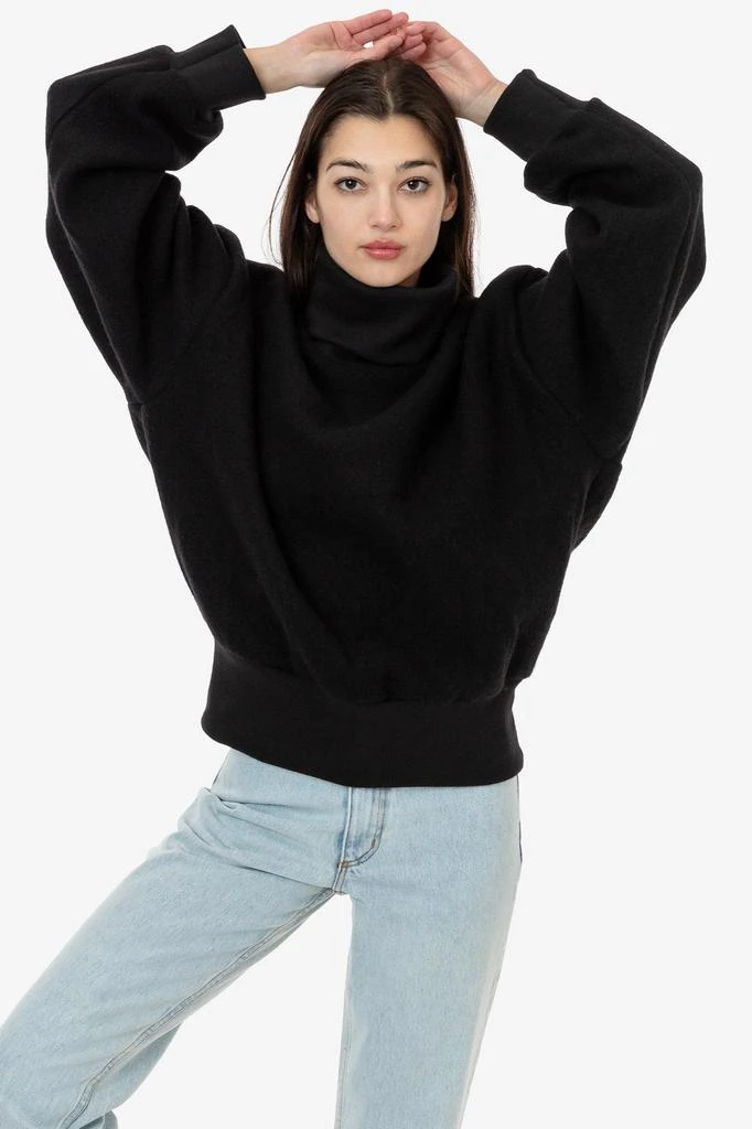 RWHR313 - Wool Turtleneck Sweater with Heavy Cotton Rib 商品