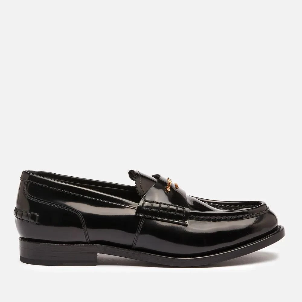 商品Alexander Wang|Alexander Wang Women's Carter Logo Letters Leather Loafers,价格¥3282,第1张图片