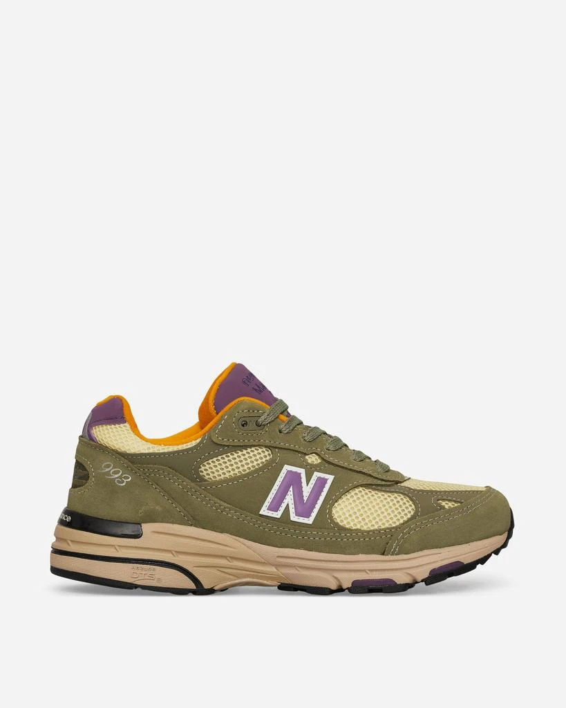 商品New Balance|Made in USA 993 Sneakers Olive Leaf / Maize,价格¥1037,第1张图片