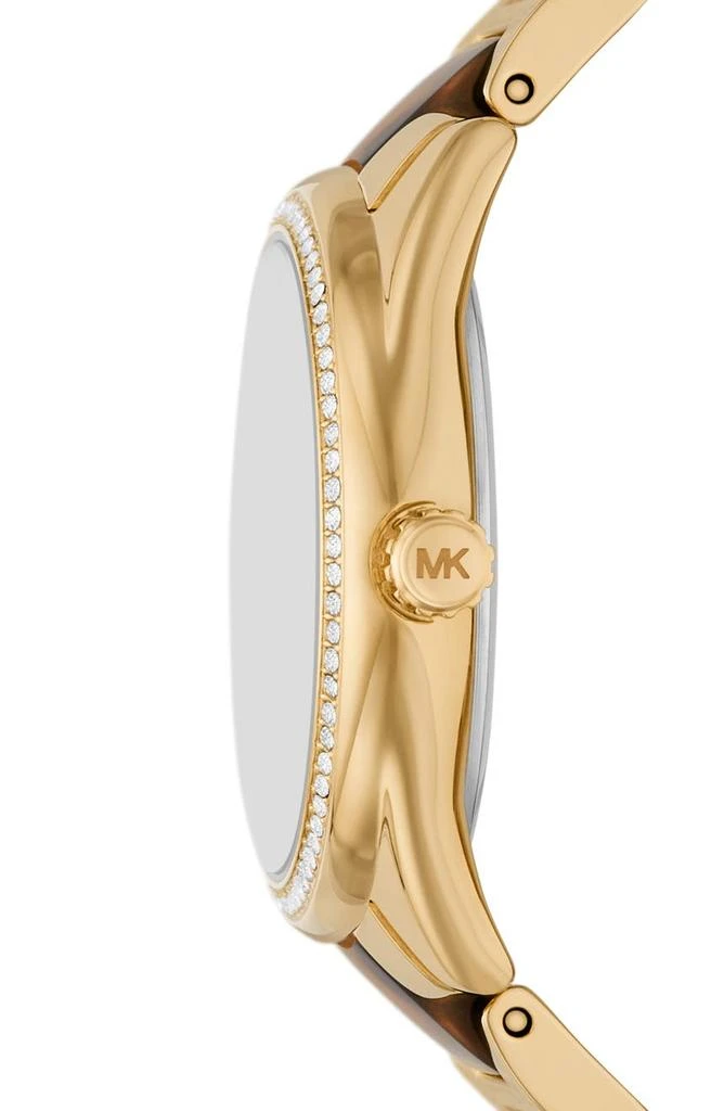 商品Michael Kors|Mini Janelle CZ Embellished Bracelet Watch, 36mm,价格¥1036,第3张图片详细描述