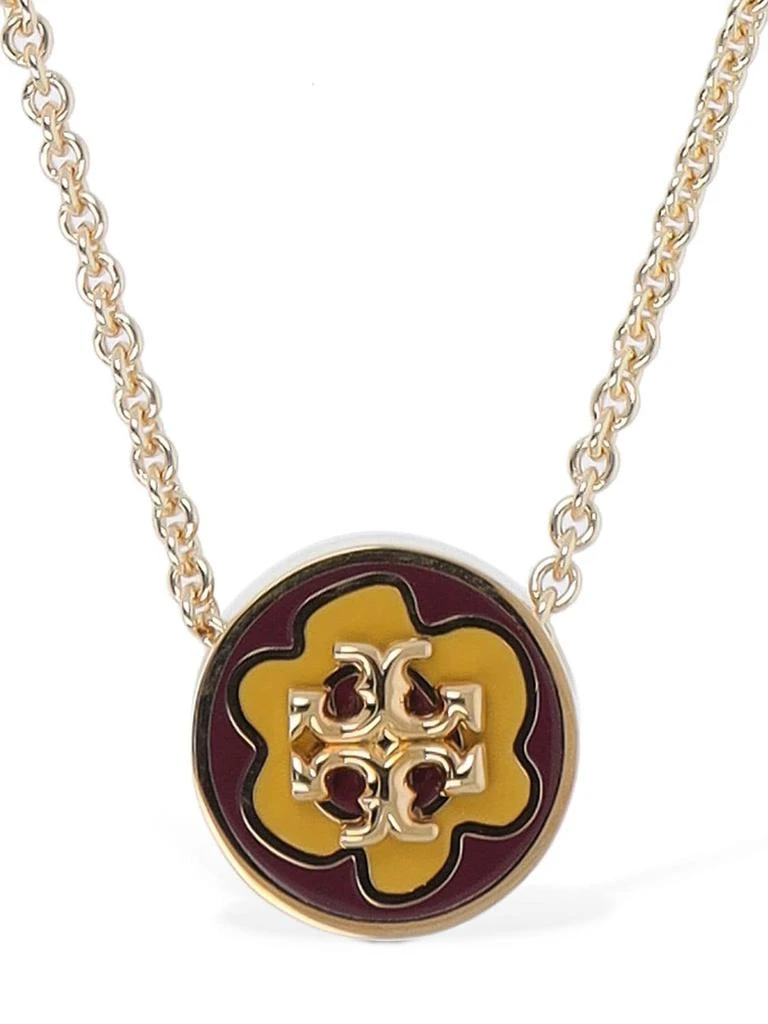 商品Tory Burch|Kira Enamel Flower Charm Collar Necklace,价格¥720,第2张图片详细描述