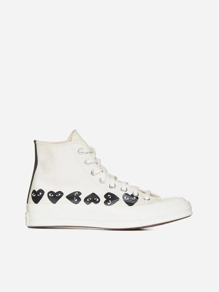 商品Comme des Garcons|X Converse Canvas High-top Sneakers,价格¥1012,第1张图片