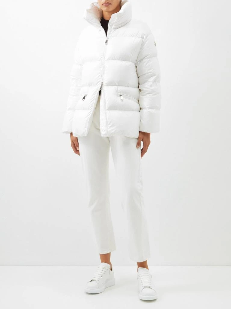商品Moncler|Genos high-neck laqué quilted down jacket,价格¥10150,第2张图片详细描述