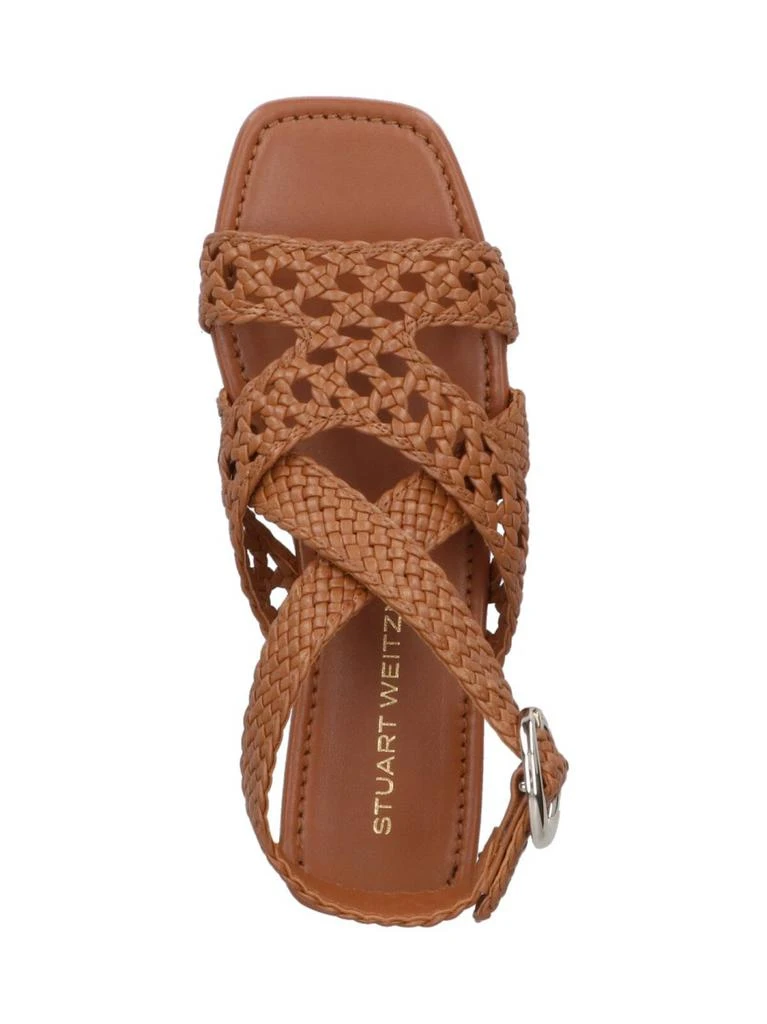 商品Stuart Weitzman|"Thea" Slingback Sandals – Brown,价格¥2474,第5张图片详细描述