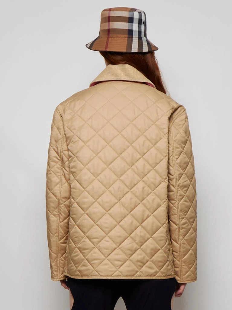 商品Burberry|Corduroy Collar Diamond Quilted Barn Jacket,价格¥7816,第5张图片详细描述