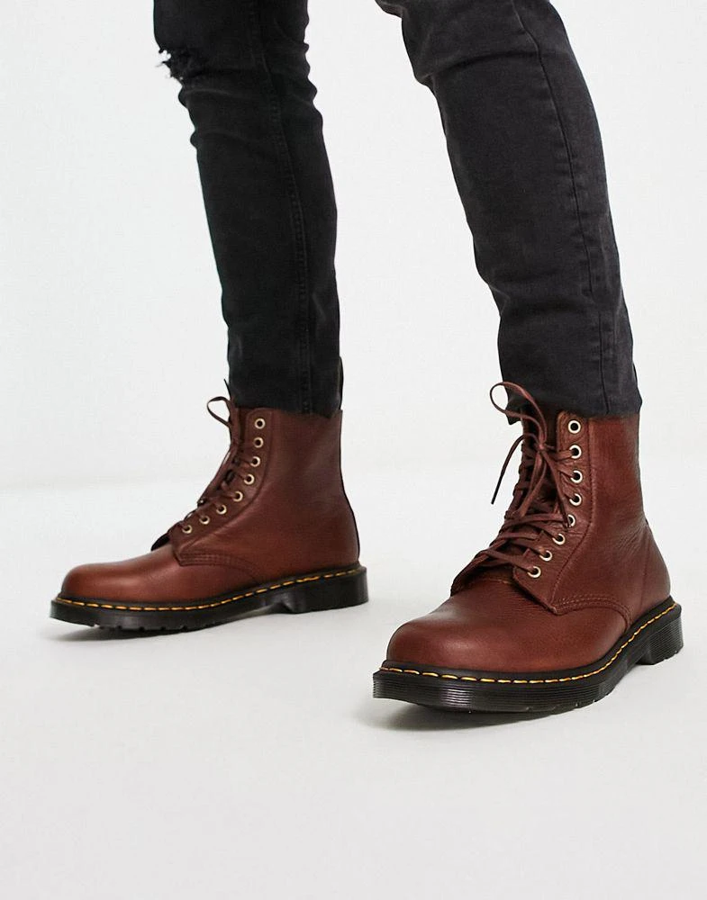 商品Dr. Martens|Dr Martens 1460 Pascal 8 eye boots in cashew ambassador,价格¥1931,第1张图片