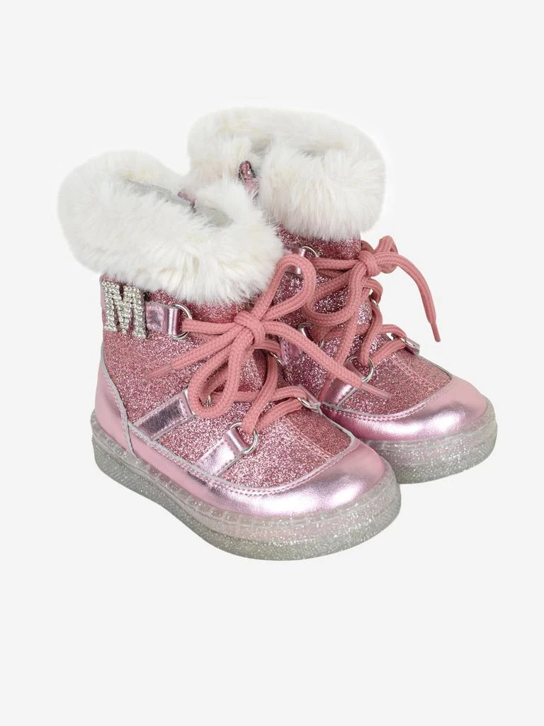 商品MONNALISA|Monnalisa Girls Glitter Snow Boots,价格¥638,第1张图片