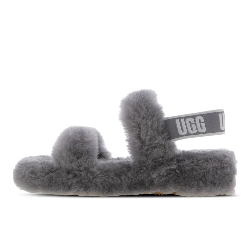 商品UGG|UGG Oh Yeah Slide - Women Flip-Flops and Sandals,价格¥446,第4张图片详细描述