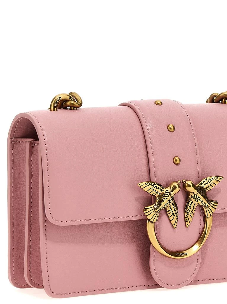 商品PINKO|Love One Mini Crossbody Bags Pink,价格¥1263,第3张图片详细描述