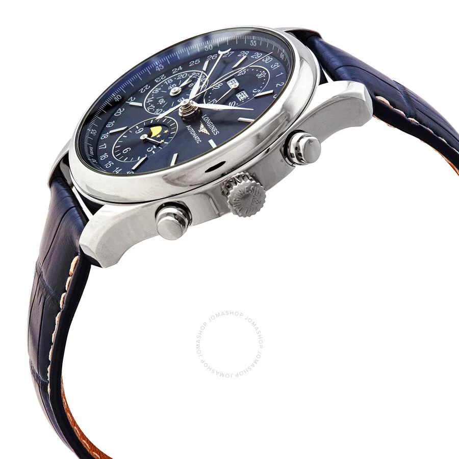 商品Longines|Master Chronograph Automatic Blue Dial Men's Watch L27734920,价格¥20850,第2张图片详细描述