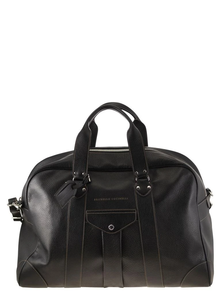 商品Brunello Cucinelli|Brunello Cucinelli Zip-Up Weekender Bag,价格¥33146,第1张图片