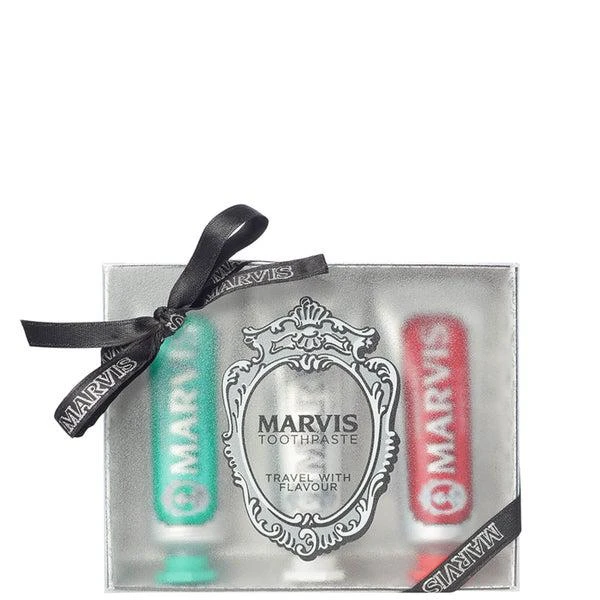 商品Marvis|Marvis Travel Flavour Toothpaste Trio 3 x 25ml,价格¥135,第2张图片详细描述