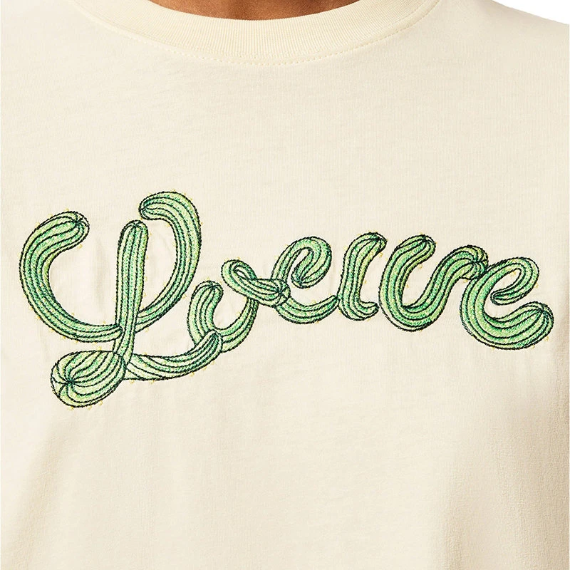 【预售3-7天】LOEWE/罗意威 22年春夏新款 女士淡褐色棉质混纺仙人掌Logo刺绣短袖T恤S616Y22J02-2370 商品