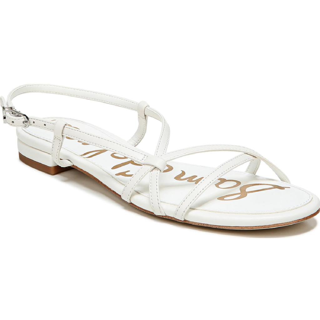 Sam Edelman Womens Teale Faux Leather Flat Strappy Sandals商品第3张图片规格展示