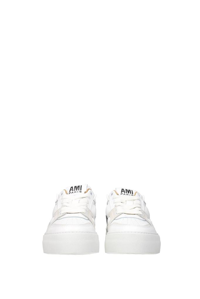 Sneakers Leather White Grey商品第3张图片规格展示
