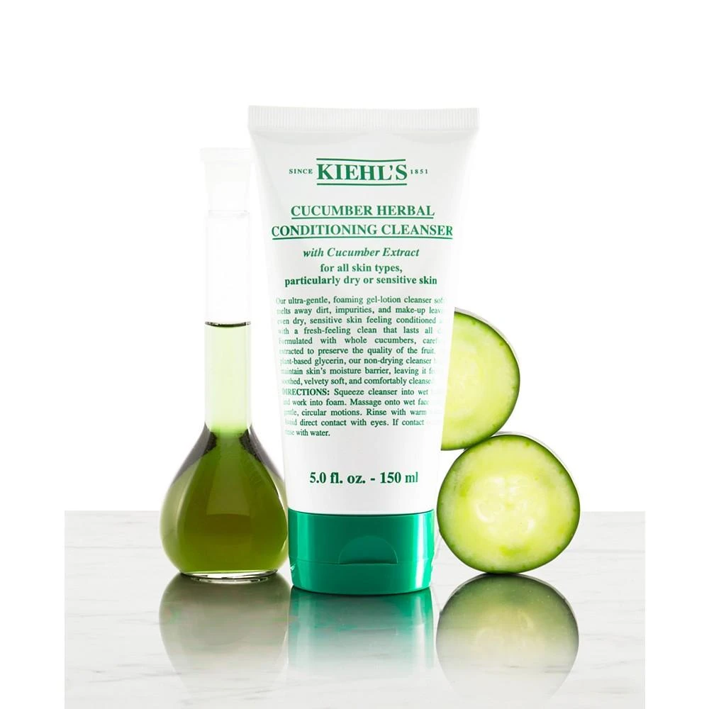 商品Kiehl's|Cucumber Herbal Conditioning Cleanser, 5-oz.,价格¥208,第3张图片详细描述