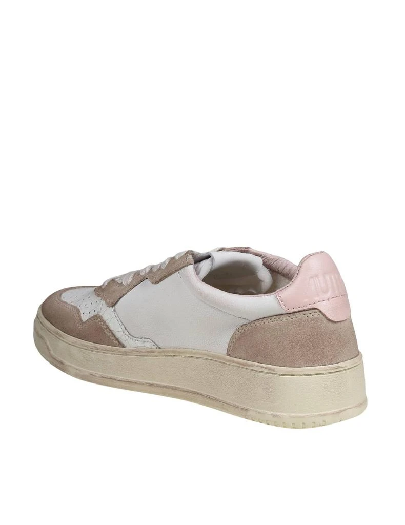 商品Autry|Sneakers In White And Pink Leather,价格¥1741,第3张图片详细描述