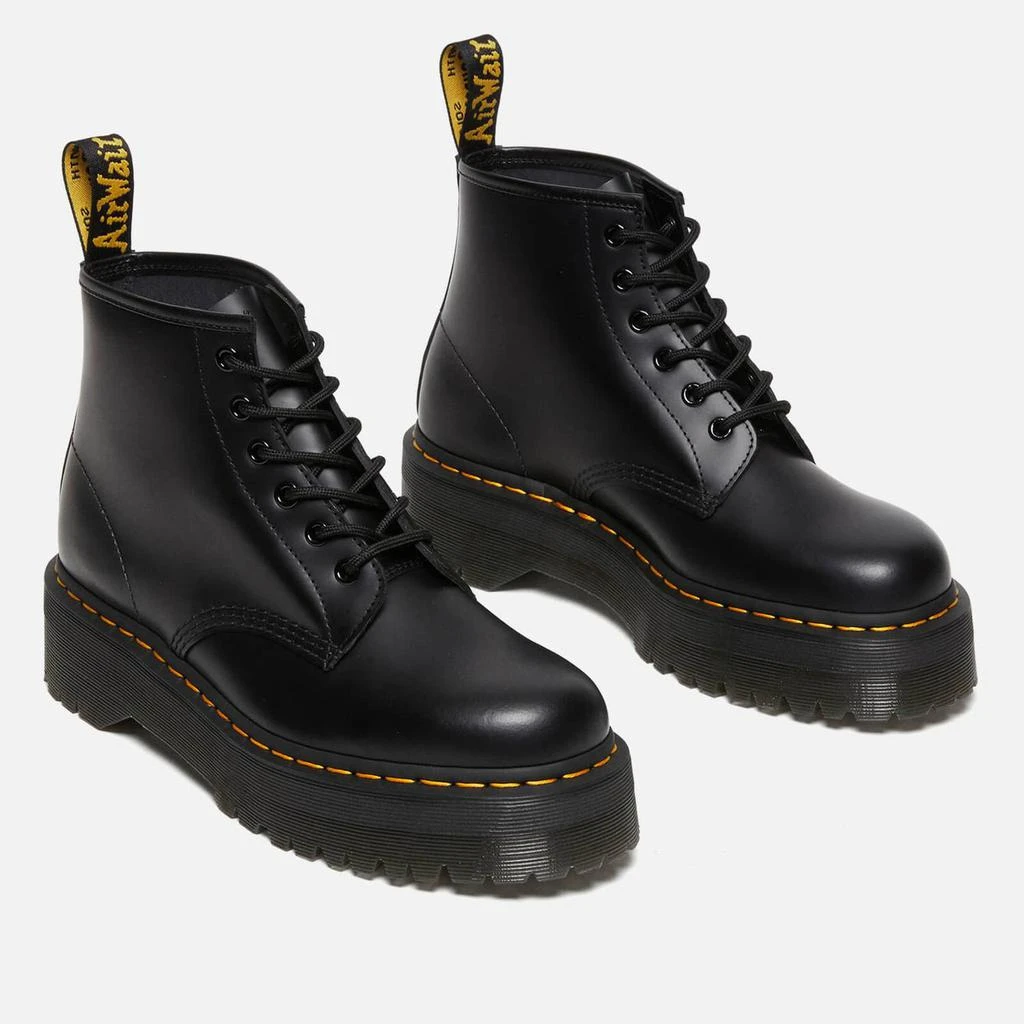 商品Dr. Martens|DR. MARTENS 101 SMOOTH LEATHER QUAD BOOTS,价格¥1271,第2张图片详细描述